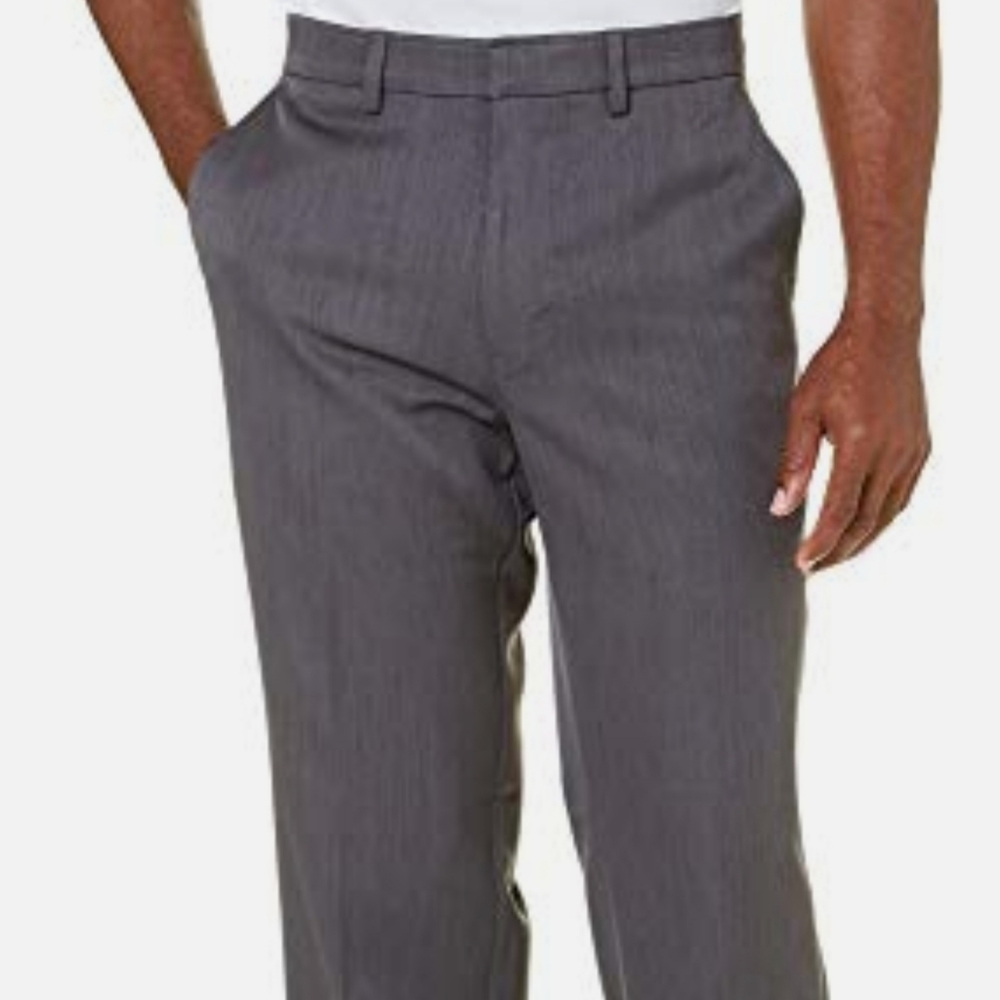 New Haggar Men's Standards Heather Gabardine Superflex  Size 40W x 32L